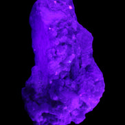 Green and Pink Tourmaline, Feldspar, Lepidolite and Clear Quartz 120*65*65mm 509g in UV light - Rocks and Things Store