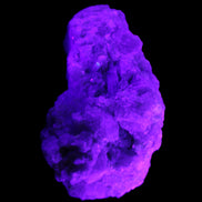 Green and Pink Tourmaline, Feldspar, Lepidolite and Clear Quartz 120*65*65mm 509g in UV light - Rocks and Things Store