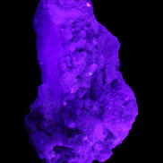 Green and Pink Tourmaline, Feldspar, Lepidolite and Clear Quartz 120*65*65mm 509g in UV light - Rocks and Things Store