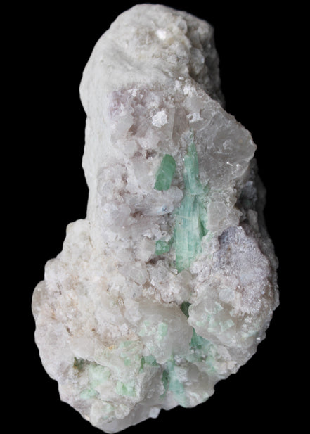 Green and Pink Tourmaline, Feldspar, Lepidolite and Clear Quartz 120*65*65mm 509g in sunlight - Rocks and Things Store