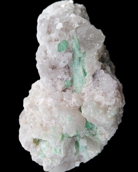 Green and Pink Tourmaline, Feldspar, Lepidolite and Clear Quartz 120*65*65mm 509g in sunlight - Rocks and Things Store