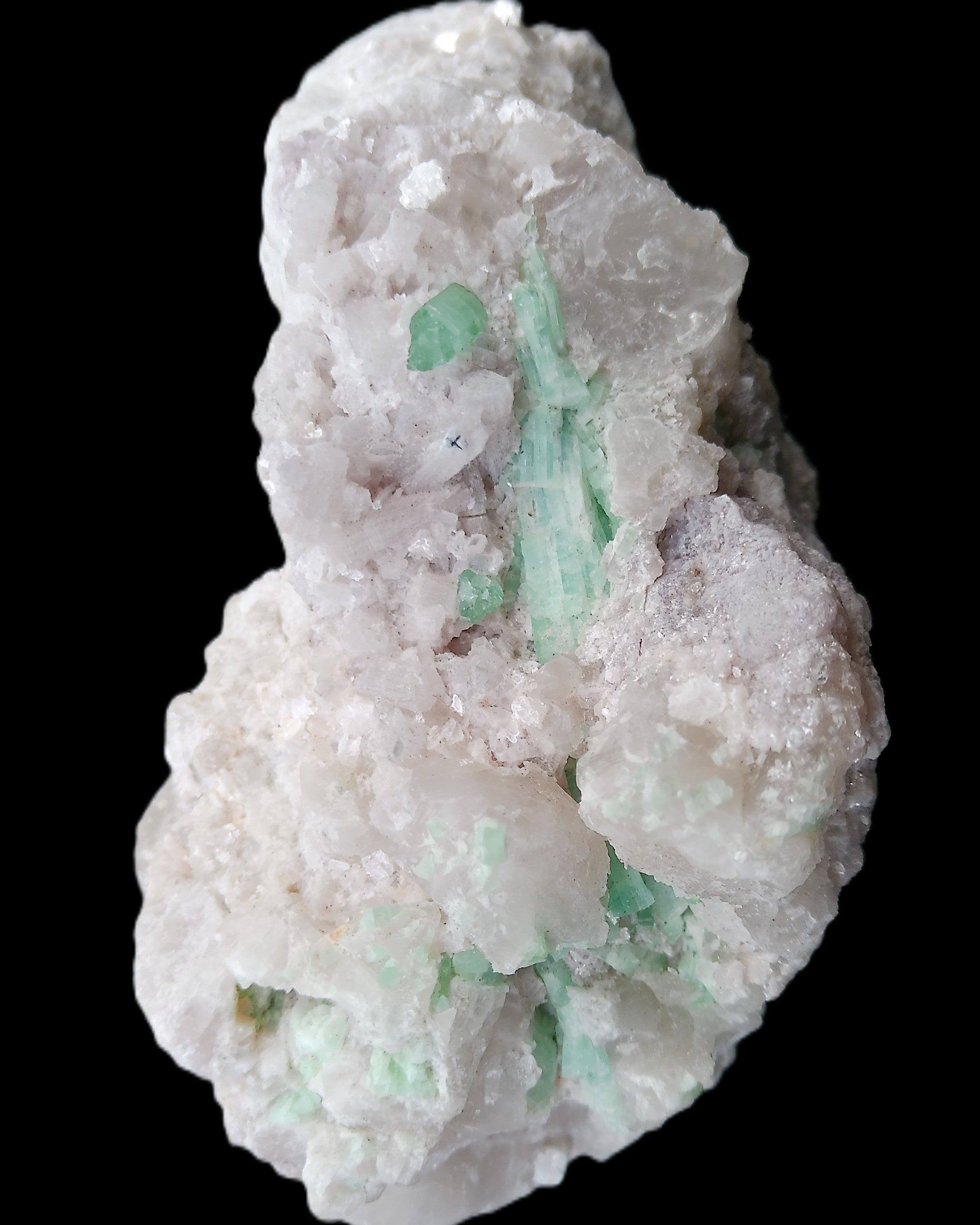 Green and Pink Tourmaline, Feldspar, Lepidolite and Clear Quartz 120*65*65mm 509g in sunlight - Rocks and Things Store