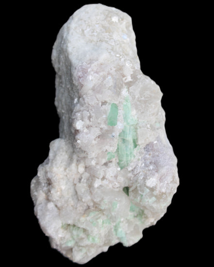 Green and Pink Tourmaline, Feldspar, Lepidolite and Clear Quartz 120*65*65mm 509g in sunlight - Rocks and Things Store