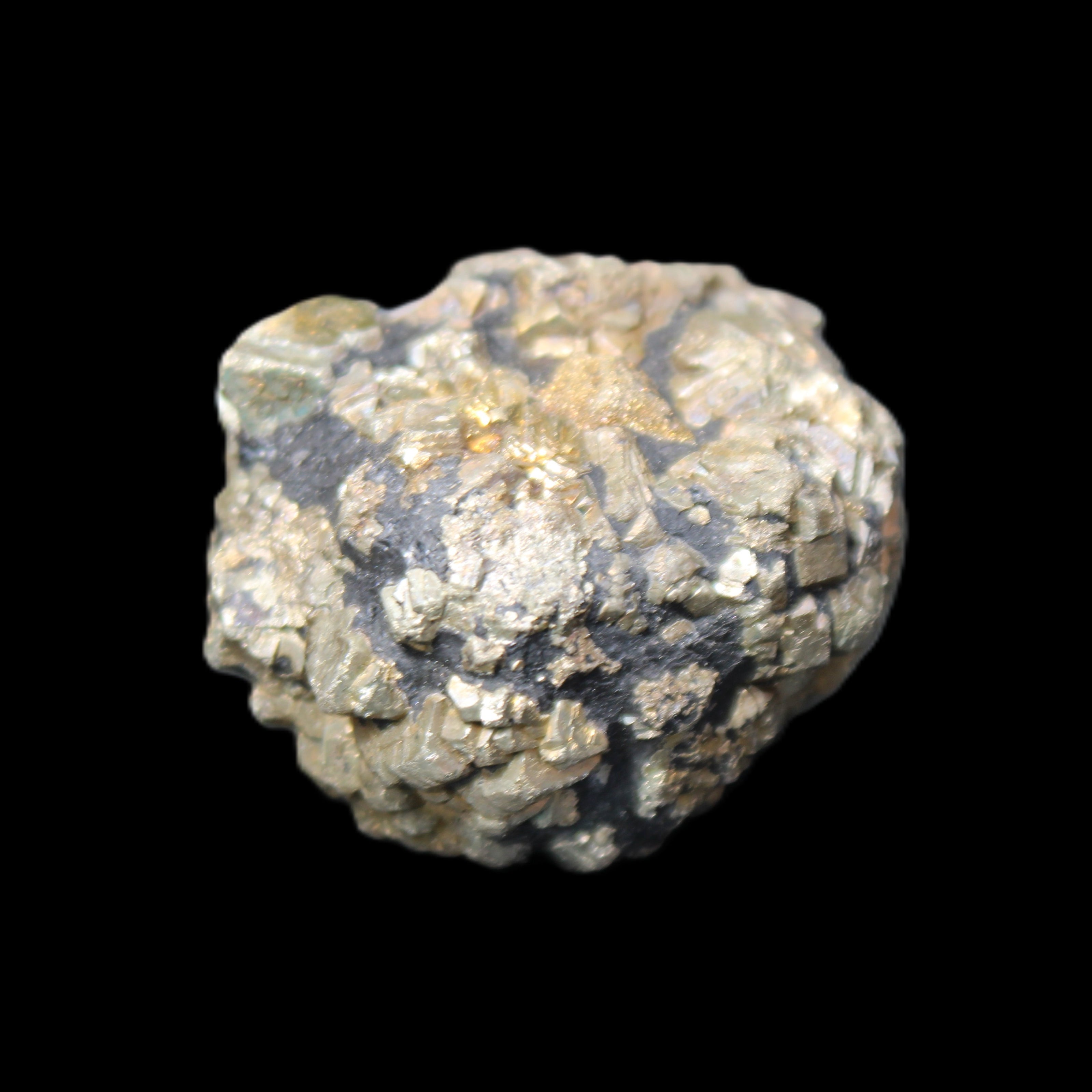 Chalcopyrite cluster from Pakistan 40mm 110g in sunlight - Rocks and Things Store