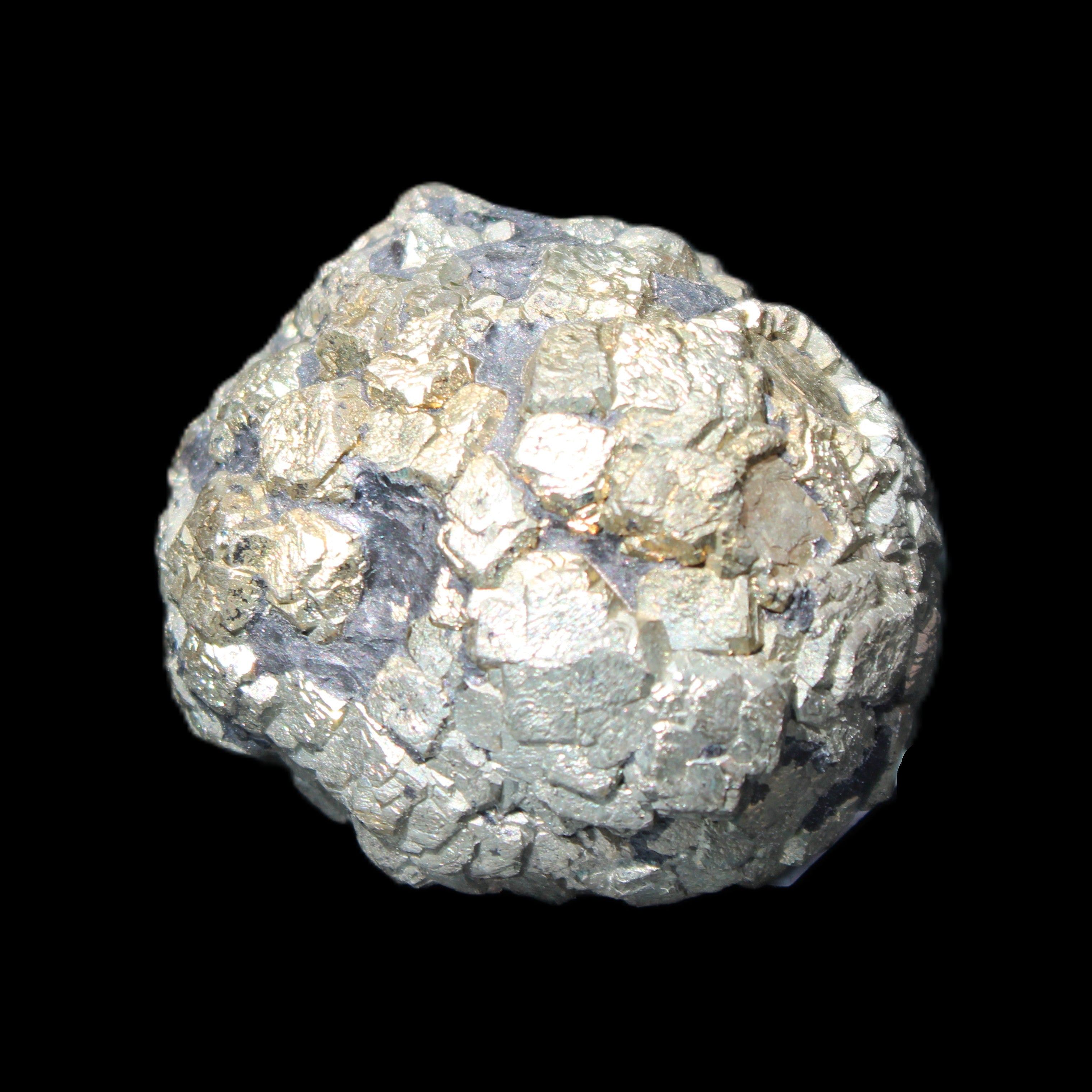 Chalcopyrite cluster from Pakistan 40mm 110g in sunlight - Rocks and Things Store