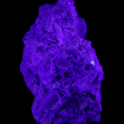 Green and Pink Tourmaline, Lepidolite, Kunzite, Aquamarine, Quartz Feldspar cluster 332g in UV light - Rocks and Things Store