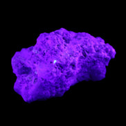 Green and Pink Tourmaline, Lepidolite, Kunzite, Aquamarine, Quartz Feldspar cluster 332g in UV light - Rocks and Things Store