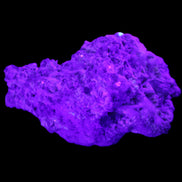 Green and Pink Tourmaline, Lepidolite, Kunzite, Aquamarine, Quartz Feldspar cluster 332g in UV light - Rocks and Things Store