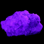 Green and Pink Tourmaline, Lepidolite, Kunzite, Aquamarine, Quartz Feldspar cluster 332g in UV light - Rocks and Things Store