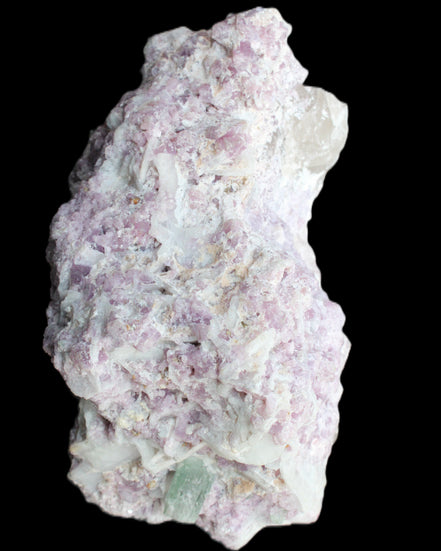 Green and Pink Tourmaline, Lepidolite, Kunzite, Aquamarine, Quartz Feldspar cluster 332g in sunlight - Rocks and Things Store