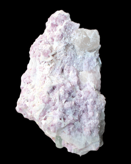 Green and Pink Tourmaline, Lepidolite, Kunzite, Aquamarine, Quartz Feldspar cluster 332g in sunlight - Rocks and Things Store