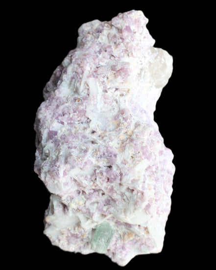 Green and Pink Tourmaline, Lepidolite, Kunzite, Aquamarine, Quartz Feldspar cluster 332g in sunlight - Rocks and Things Store