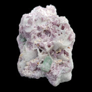 Green and Pink Tourmaline, Lepidolite, Kunzite, Aquamarine, Quartz Feldspar cluster 332g in sunlight - Rocks and Things Store