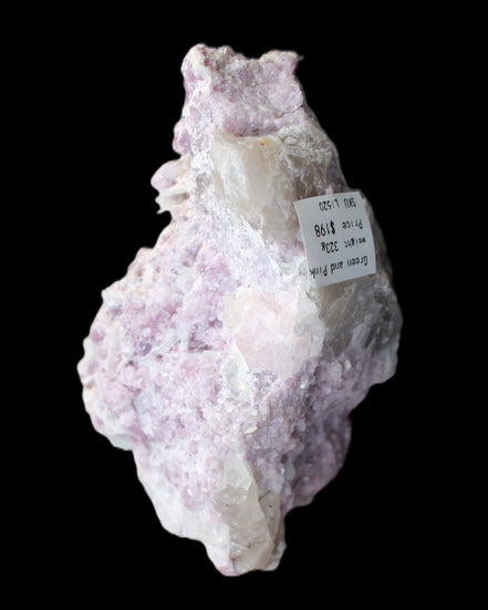 Green and Pink Tourmaline, Lepidolite, Kunzite, Aquamarine, Quartz Feldspar cluster 332g in sunlight - Rocks and Things Store
