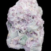 Green and Pink Tourmaline, Lepidolite, Kunzite, Aquamarine, Quartz Feldspar cluster 332g in sunlight - Rocks and Things Store