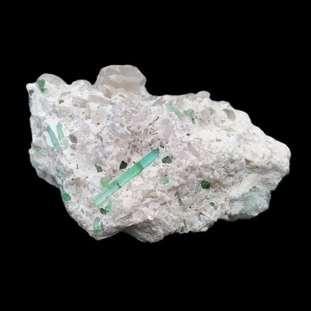 Green and Pink Tourmaline, Double-Terminated Quartz plus more specimen 606g in sunlight - Rocks and Things Store