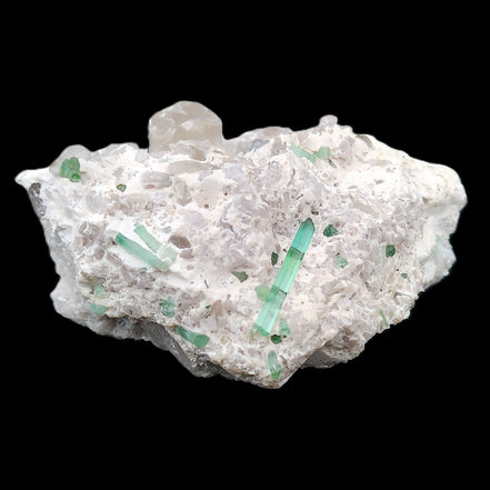 Green and Pink Tourmaline, Double-Terminated Quartz plus more specimen 606g in sunlight - Rocks and Things Store