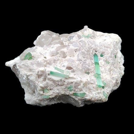 Green and Pink Tourmaline, Double-Terminated Quartz plus more specimen 606g in sunlight - Rocks and Things Store