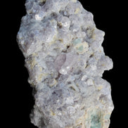 Clear Quartz, Green Tourmaline, Lepidolite and Feldspar 83*47*40mm 179g in sunlight - Rocks and Things Store