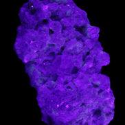 Clear Quartz, Green Tourmaline, Lepidolite and Feldspar 83*47*40mm 179g in UV light - Rocks and Things Store