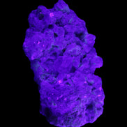 Clear Quartz, Green Tourmaline, Lepidolite and Feldspar 83*47*40mm 179g in UV light - Rocks and Things Store