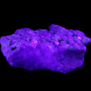 Clear Quartz, Green Tourmaline, Lepidolite and Feldspar 83*47*40mm 179g in UV light - Rocks and Things Store