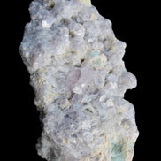 Clear Quartz, Green Tourmaline, Lepidolite and Feldspar 83*47*40mm 179g in sunlight - Rocks and Things Store