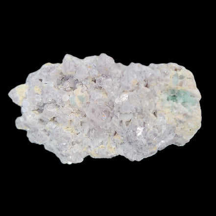 Clear Quartz, Green Tourmaline, Lepidolite and Feldspar 83*47*40mm 179g in sunlight - Rocks and Things Store