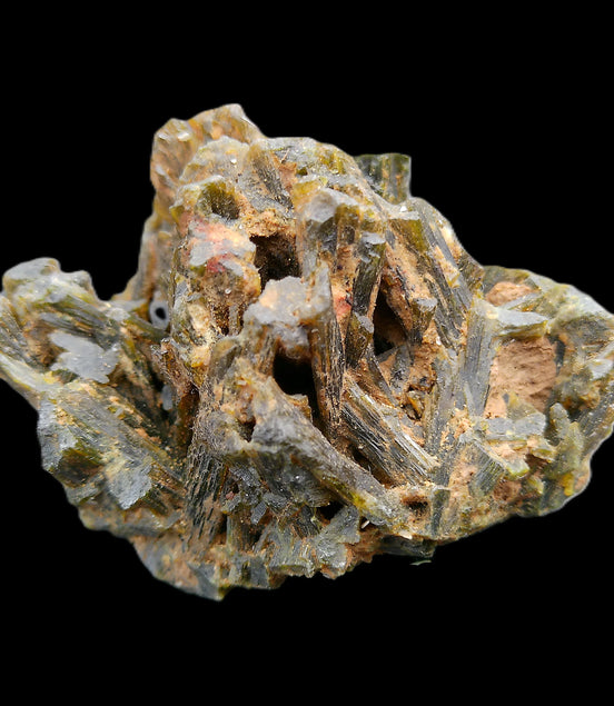 Epidote cluster 75*53*40mm 174.4g in sunlight - Rocks and Things Store