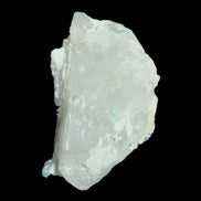 Clear Quartz with Green Tourmaline 48*35*28mm 51g in sunlight - Rocks and Things Store