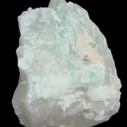 Clear Quartz with Green Tourmaline 48*35*28mm 51g in sunlight - Rocks and Things Store