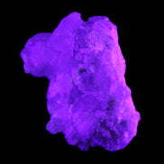 Green Tourmaline on Elestial Quartz 47*30*28mm 48g in UV light - Rocks and Things Store