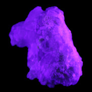 Green Tourmaline on Elestial Quartz 47*30*28mm 48g in UV light - Rocks and Things Store