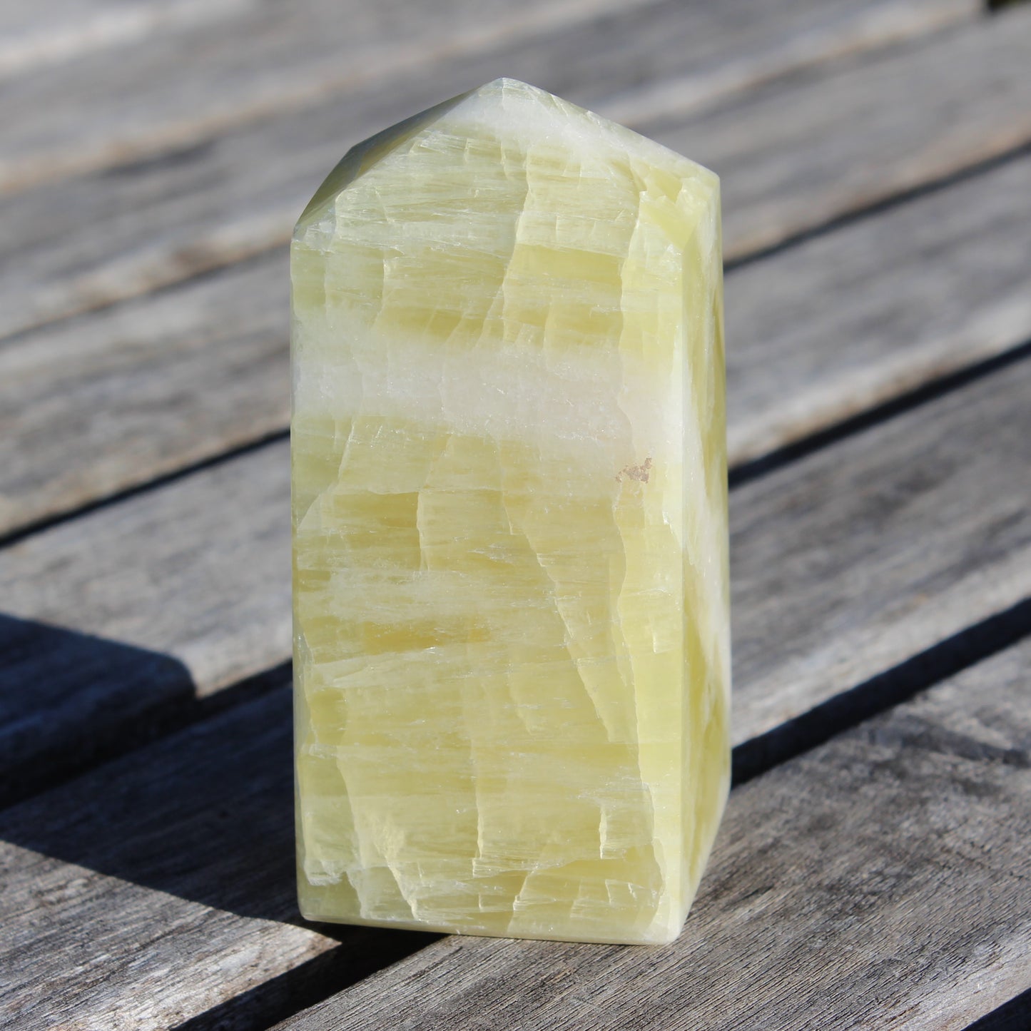 Lemon Calcite obelisk 337g