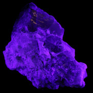 Elestial Smoky Quartz, Kunzite on Feldspar matrix 80mm 178g in UV light - Rocks and Things Store