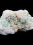Green and Pink Tourmaline cluster on matrix 85*45*44mm 171g in sunlight - Rocks and Things Store