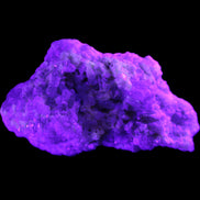 Green and Pink Tourmaline cluster on matrix 85*45*44mm 171g in UV light - Rocks and Things Store