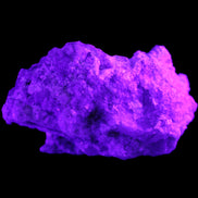 Green and Pink Tourmaline cluster on matrix 85*45*44mm 171g in UV light - Rocks and Things Store