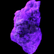 Green and Pink Tourmaline cluster on matrix 85*45*44mm 171g in UV light - Rocks and Things Store