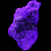 Green and Pink Tourmaline cluster on matrix 85*45*44mm 171g in UV light - Rocks and Things Store