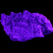 Green and Pink Tourmaline cluster on matrix 85*45*44mm 171g in UV light - Rocks and Things Store