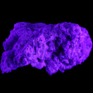 Green and Pink Tourmaline cluster on matrix 85*45*44mm 171g in UV light - Rocks and Things Store