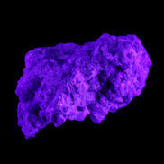 Green and Pink Tourmaline cluster on matrix 85*45*44mm 171g in UV light - Rocks and Things Store