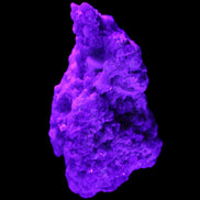 Green and Pink Tourmaline cluster on matrix 85*45*44mm 171g in UV light - Rocks and Things Store