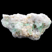 Green and Pink Tourmaline cluster on matrix 85*45*44mm 171g in sunlight - Rocks and Things Store