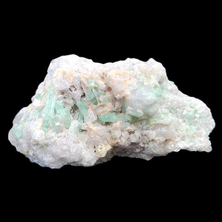 Green and Pink Tourmaline cluster on matrix 85*45*44mm 171g in sunlight - Rocks and Things Store