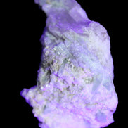 Green Tourmaline cluster on matrix 60*45*37mm 111.8g in flash and UV light - Rocks and Things Store