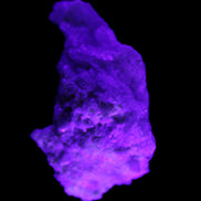 Green Tourmaline cluster on matrix 60*45*37mm 111.8g in UV light - Rocks and Things Store