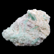 Green Tourmaline cluster on matrix 60*45*37mm 111.8g in sunlight - Rocks and Things Store