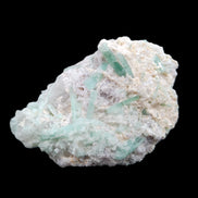 Green Tourmaline cluster on matrix 60*45*37mm 111.8g in sunlight - Rocks and Things Store